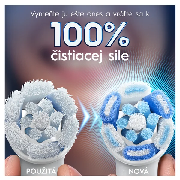 Oral-B iO Series Ultimate Clean, hlavice zubnej kefky, biele 4 ks