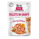 Brit Kapsička Care Cat Fillets In Gravy Savory Salmon 85g