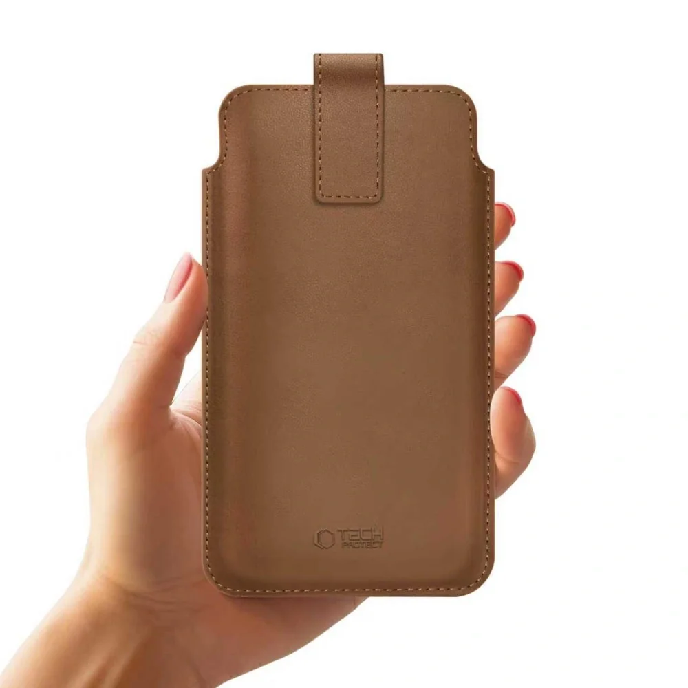 Tech-Protect SM65 univerzálne puzdro 6 - 6.9'', hnedé