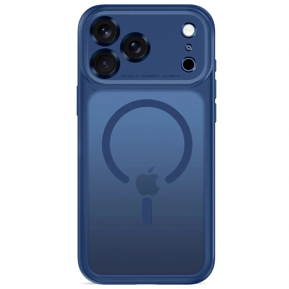 Tech-Protect MagPeak MagSafe CC kryt na iPhone 17 Pro / 18 Pro, tmavomodrý