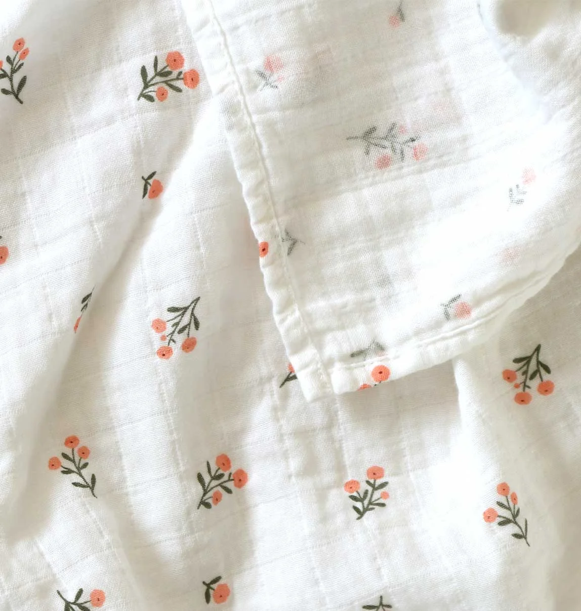 A Little Lovely Company - Mušelínové plienky, little flowers - 2 ks