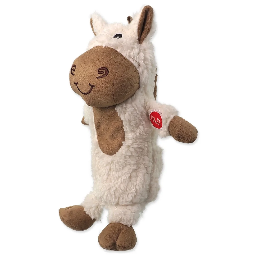 Hračka Dog Fantasy Snuggle mix zvierat s pet fľašou 26cm