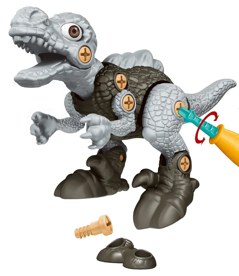 Dinosaurus šróbovací s kostrou Vrátené!!!