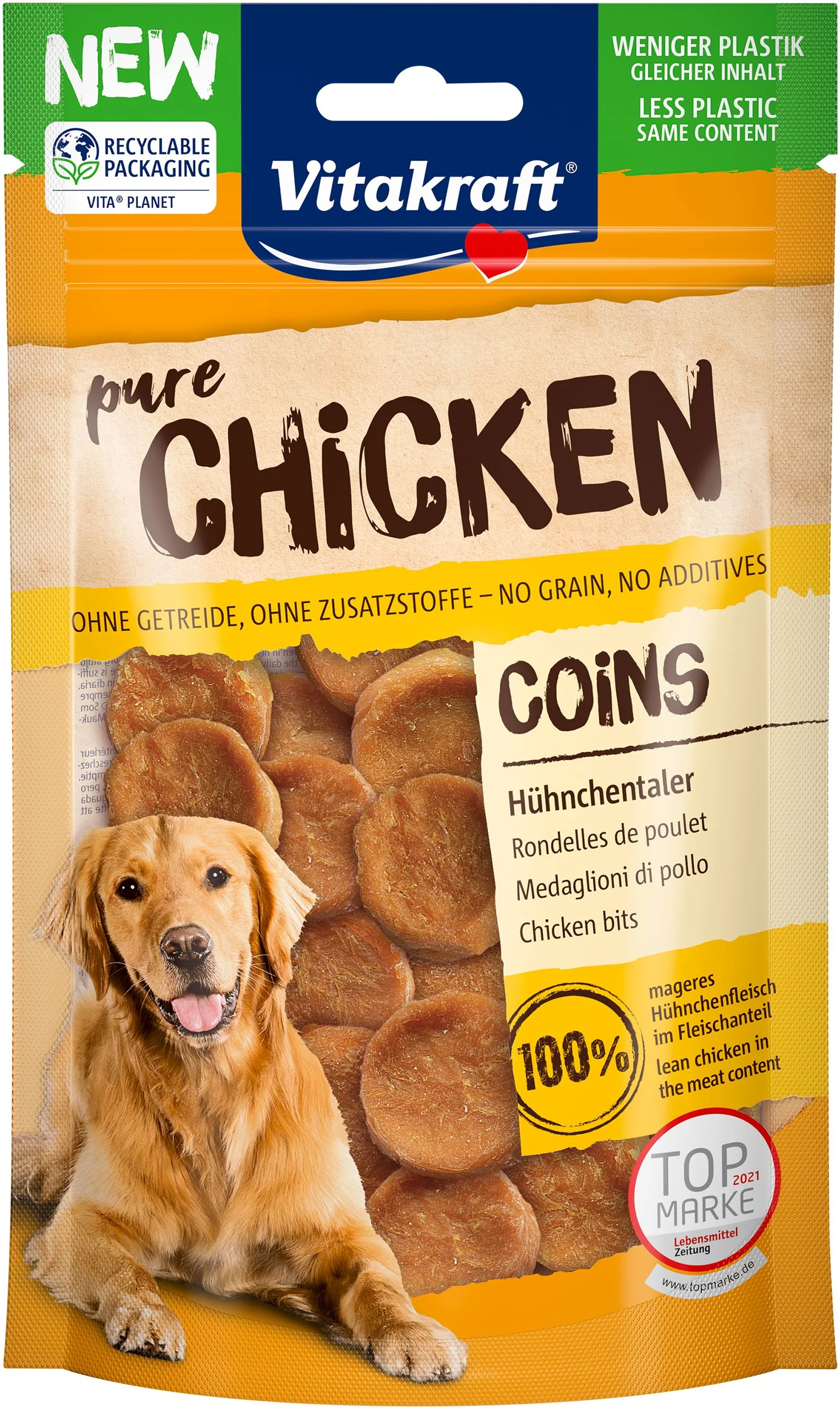 Vitakraft CHICKEN Coins kuracie dukátiky 80 g