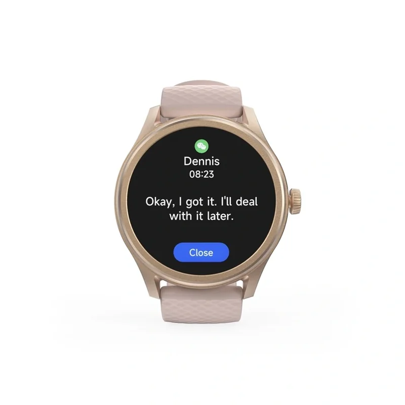 Hama 5010 smart hodinky funkcia telefonovania, vode odolné IP68, Siri/ Google Assistant, ružové