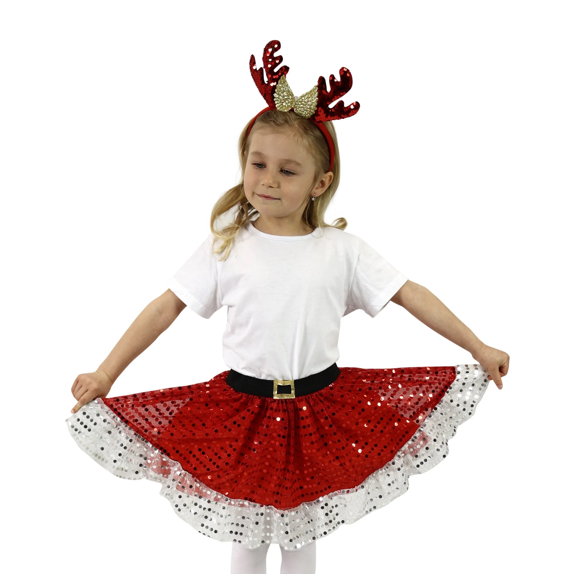 Detský kostým Vianočný tutu + čelenka , 3222687