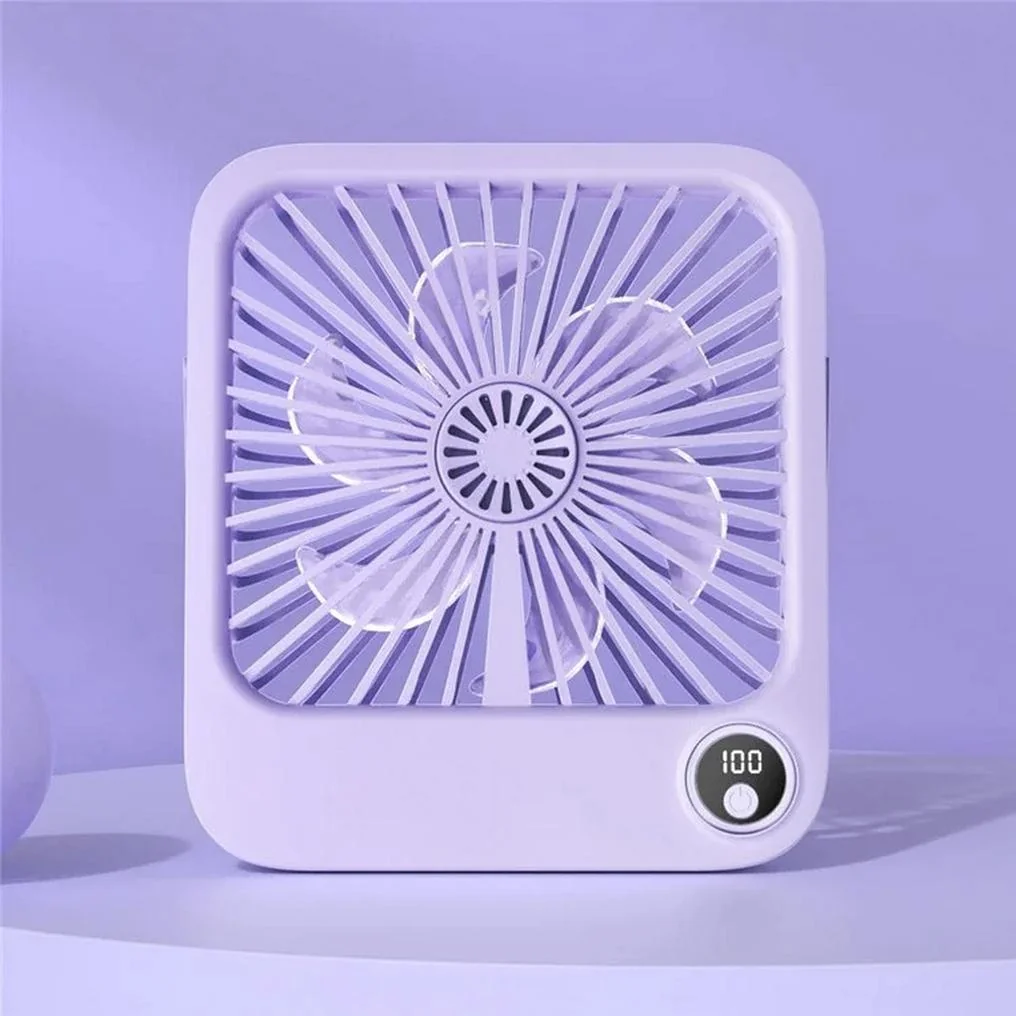 MG W30 bezdrôtový stolný ventilátor, fialový