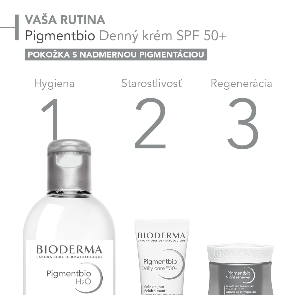 BIODERMA Pigmentbio Denný krém proti pigmentovým škvrnám SPF 50+ 1×40 ml, denný pleťový krém