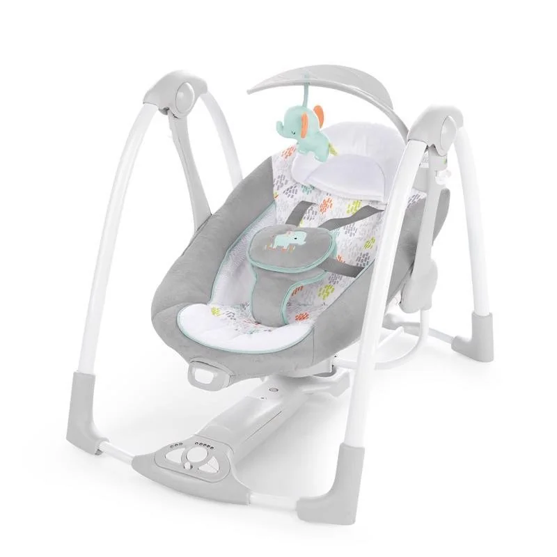 Hojdačka konvertibilná s adaptérom vibrujúca s melódiou Wimberly™ 2v1, 0m+ do 9 kg