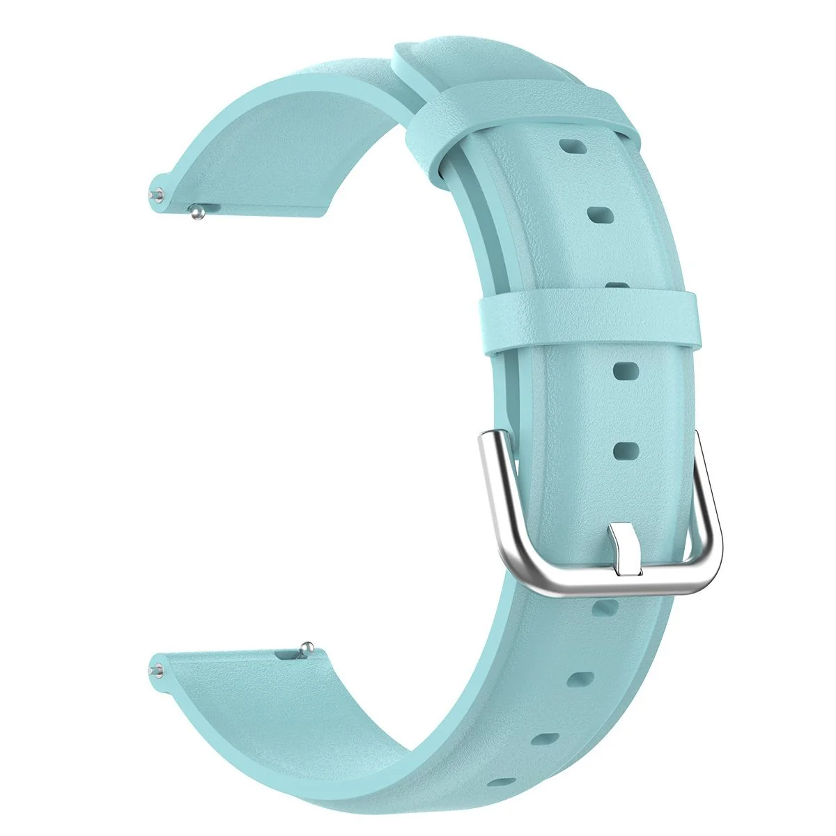 BStrap Leather Lux remienok na Garmin Venu 2 light blue
