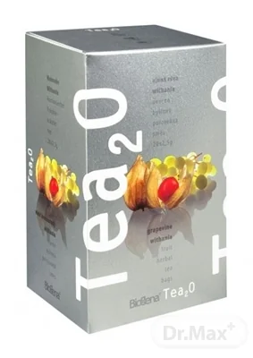 Biogena Tea2O Vínna réva & Withania 20×2,5 g, ovocno-bylinná zmes
