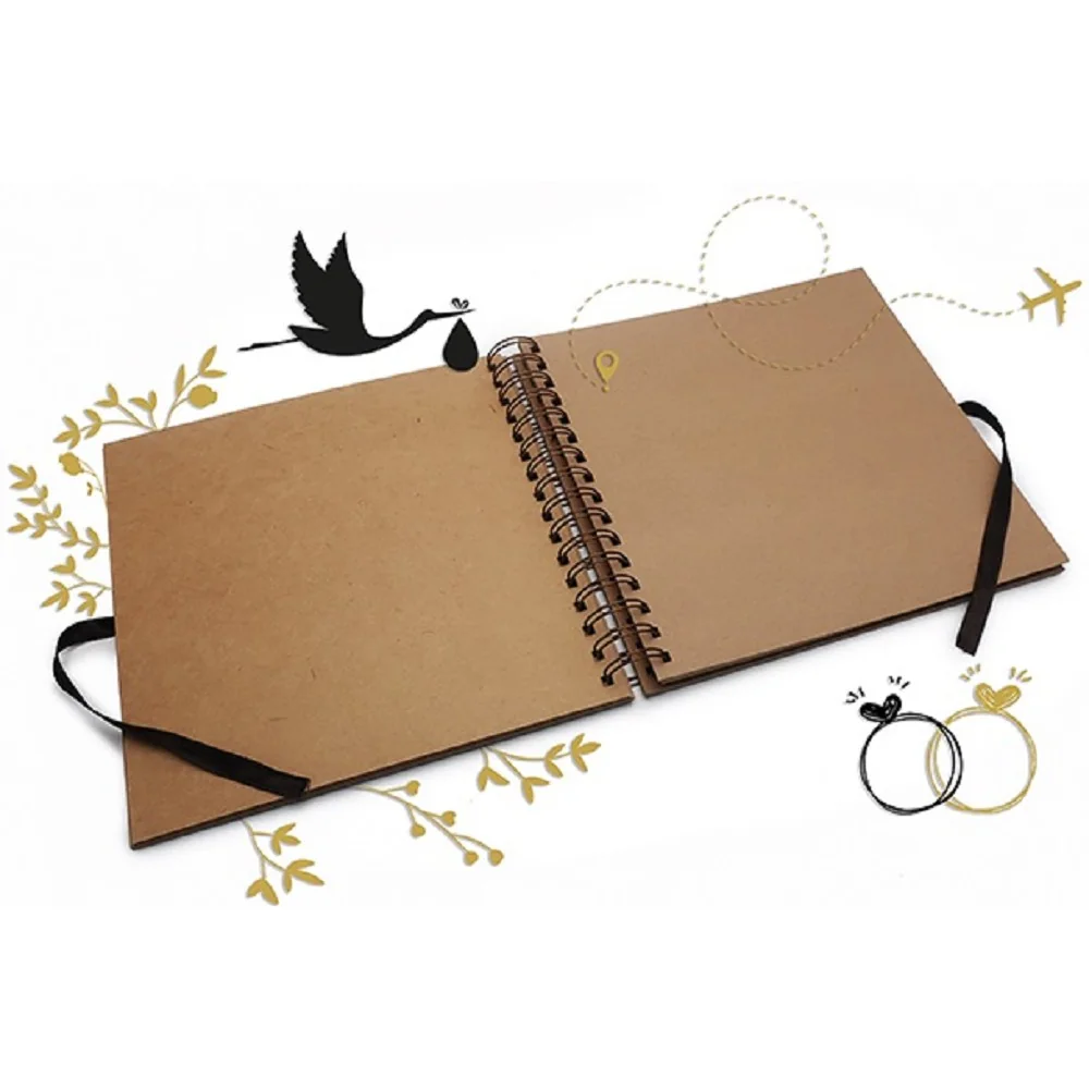 Scrapbook Cestovanie A4 kraftový 30 × 21 cm