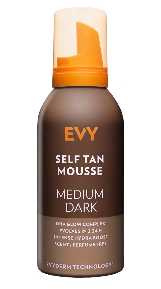 EVY Technology Samoopaľovacia pena stredná tmavá / tmavá 150 ml