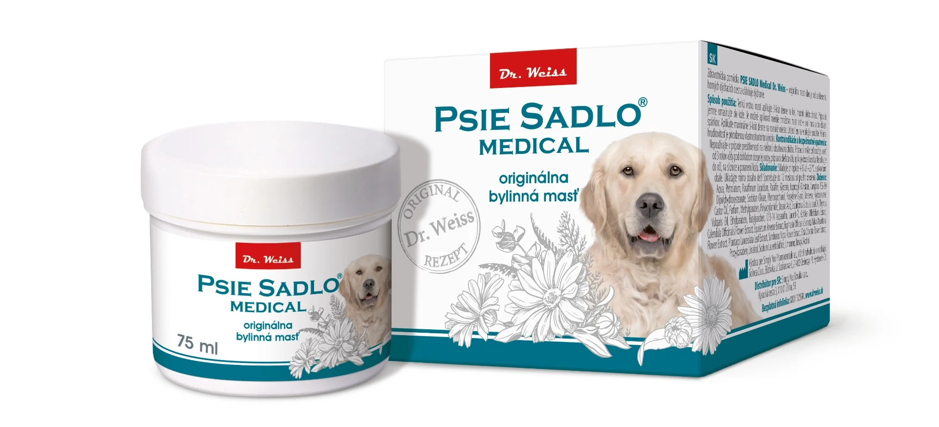 PSIE SADLO Medical Dr.Weiss 1×75 ml, bylinná masť