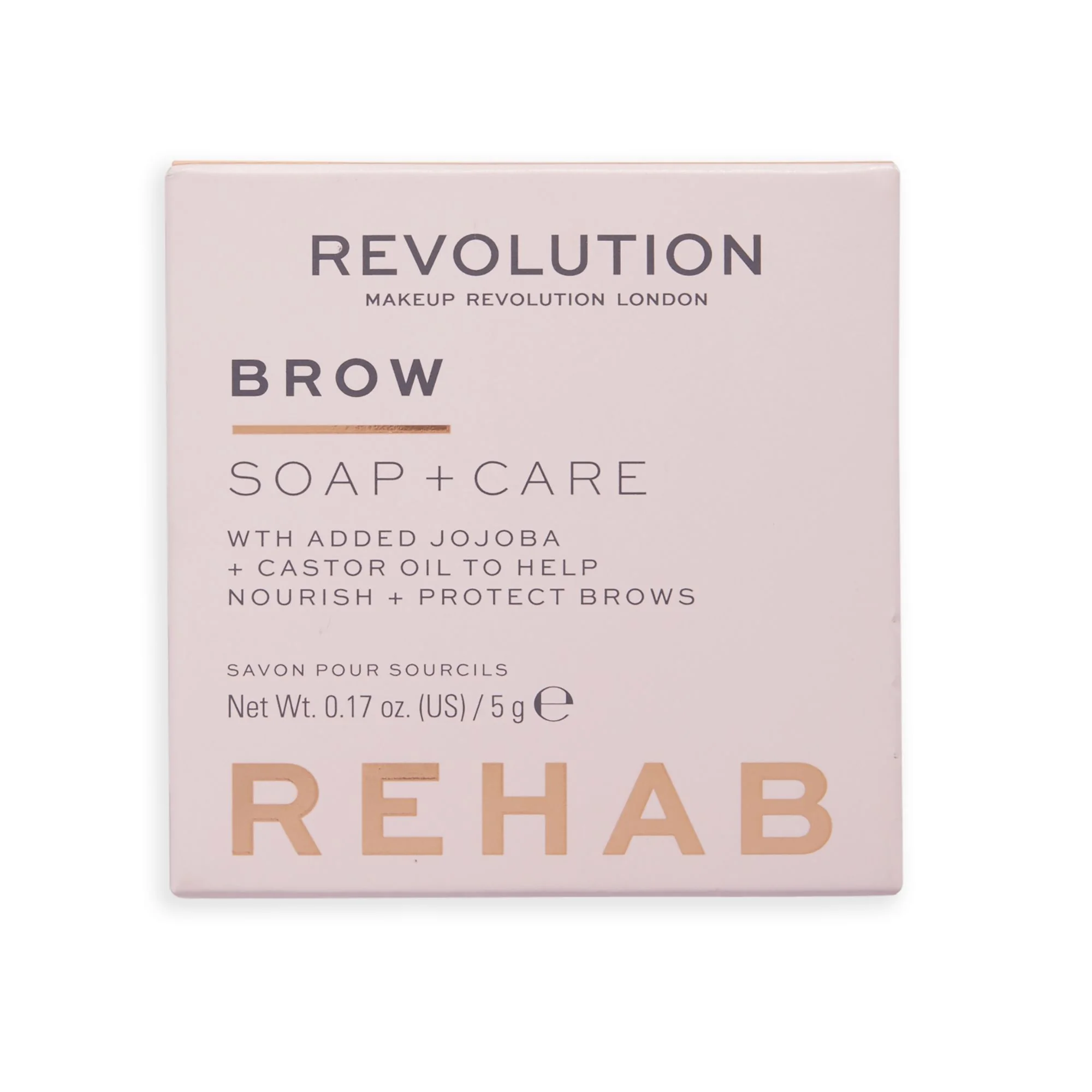 Revolution Rehab Soap & Care Styler mydlo na obočie 1×5 g, stylingové mydlo na obočie