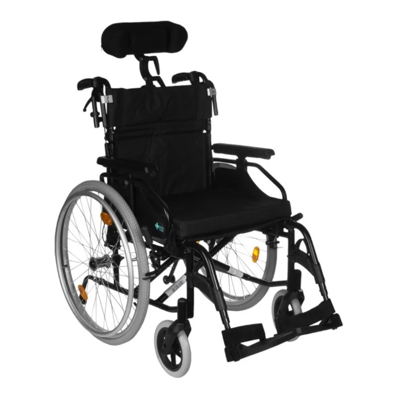 Invalidný vozík s opierkou hlavy RF-3 Cruiser Active Z, 48cm čierny Farba: čierna