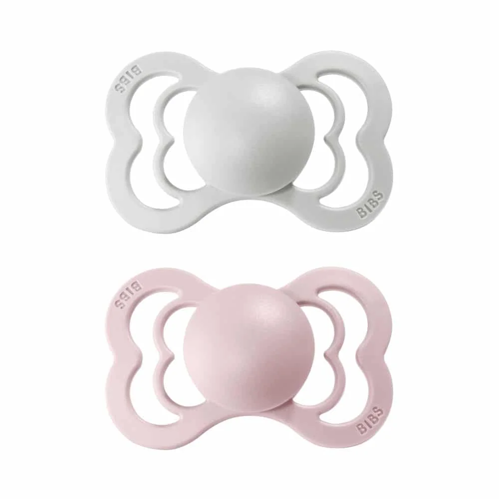 BIBS Supreme cumlíky zo silikónu 2ks veľkosť 2 - Haze / Blossom