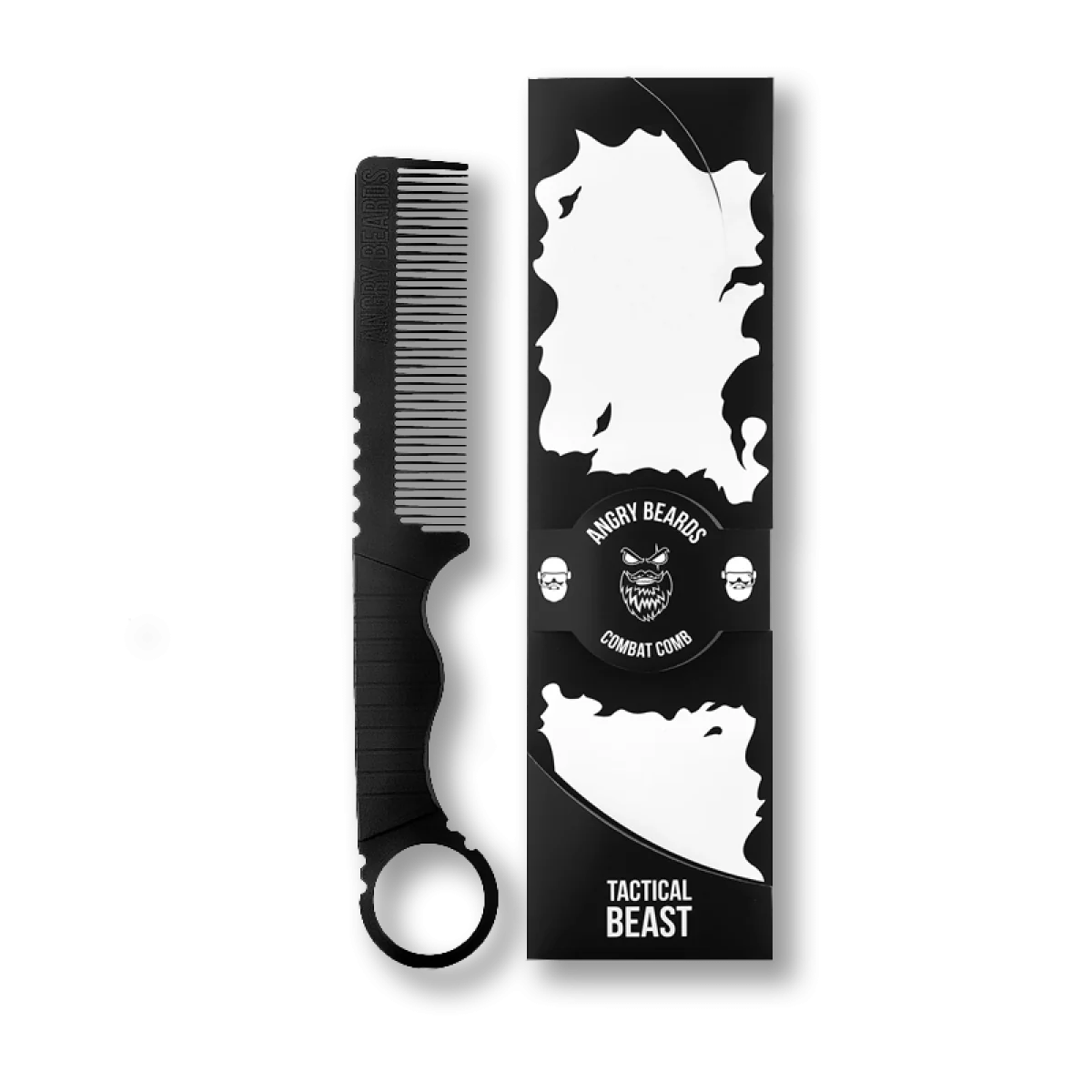 Hrebeň na bradu a vlasy Angry Beards Combat comb