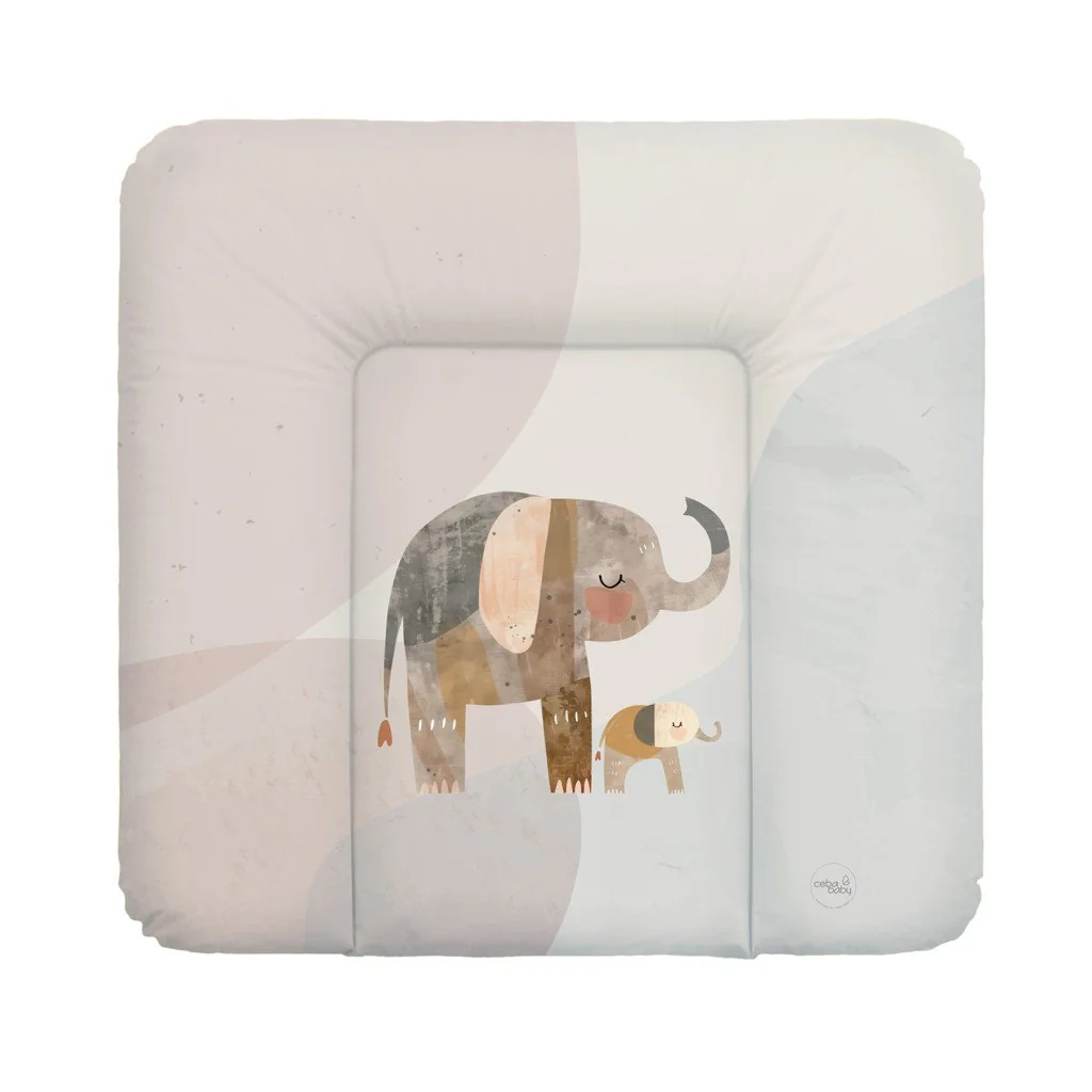 Podložka prebaľovacia mäkká (75x72) Basic Elephant Family