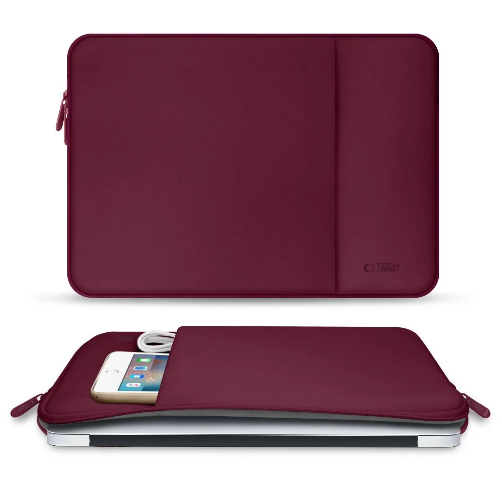 Tech-Protect Neopren obal na notebook 13'', bordový