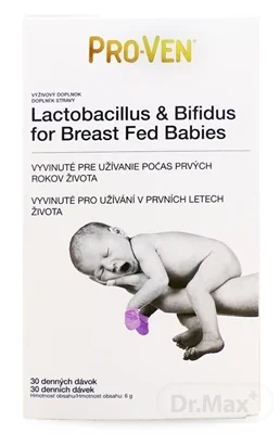 Pro-Ven Lactobacillus & Bifidus 1×6 g (30 dávok), výživový doplnok pre dojčatá