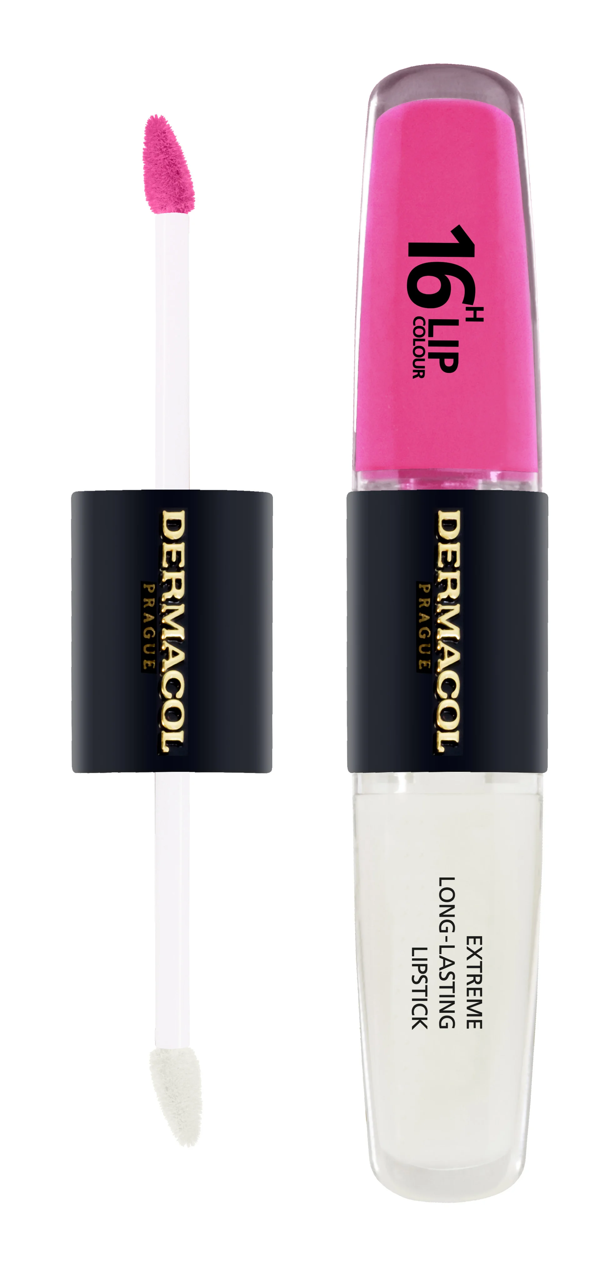 Dermacol 16H Lip Colour č.18 1×4 ml+ 4 ml, rúž a lesk na pery
