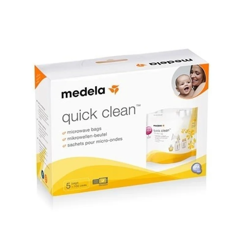 Medela Quick Clean sterilizačné vrecká do mikrovlnky, 5 ks