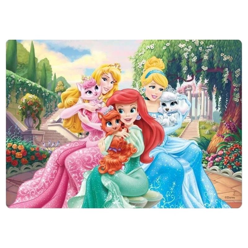 Disney Dekoratívna podložka z plsti - Princezné
