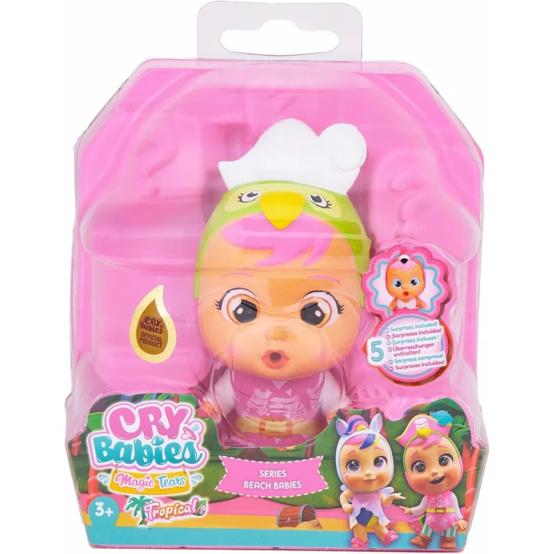 IMC Toys Cry Babies Magic Tears Beach Babies bábika Lora
