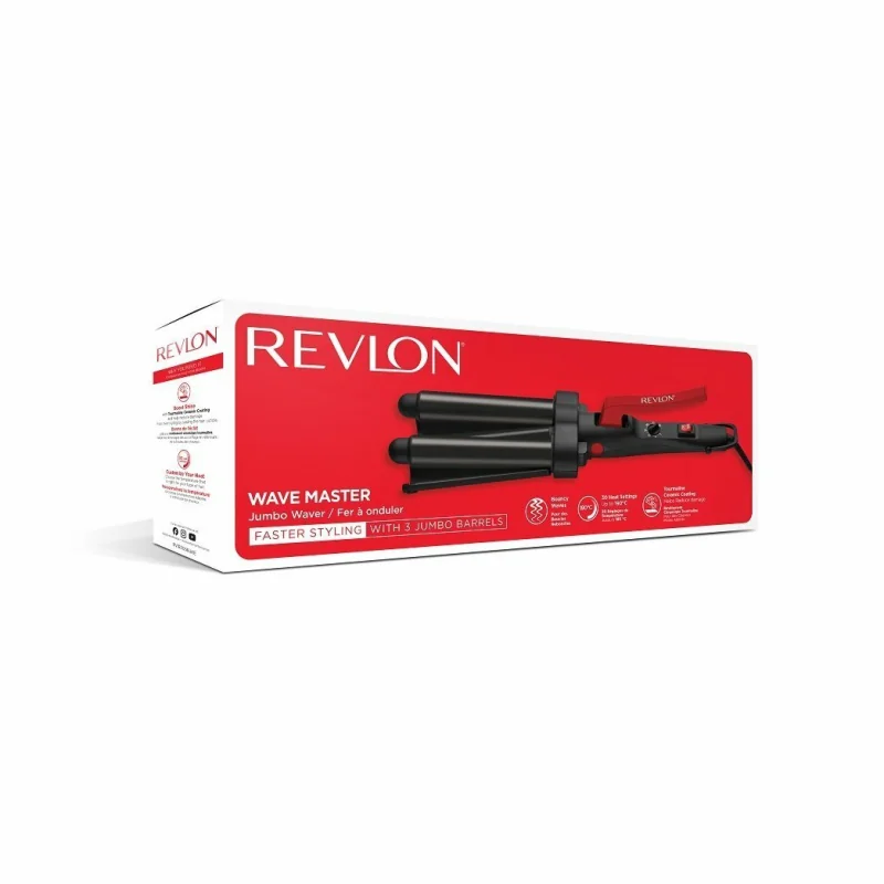 REVLON Wave Master Jumbo Waver RVIR3056UKE trojvalcová kulma turmalínová