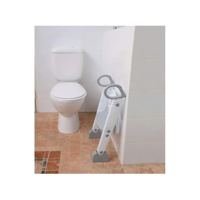 DREAMBABY - Stupienok k WC šedo/biela
