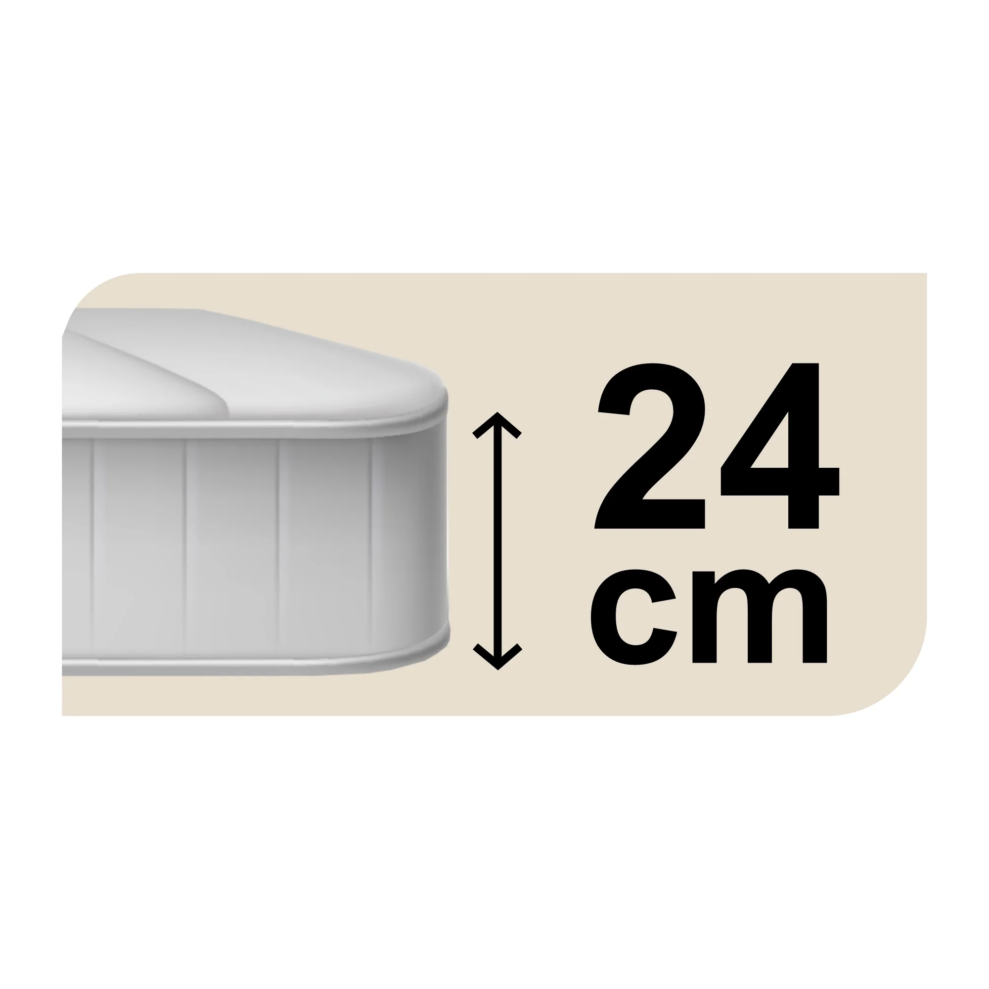 EMI Matrac Exclusive 80×200 cm 1×1 ks, matrac s pamäťovou penou