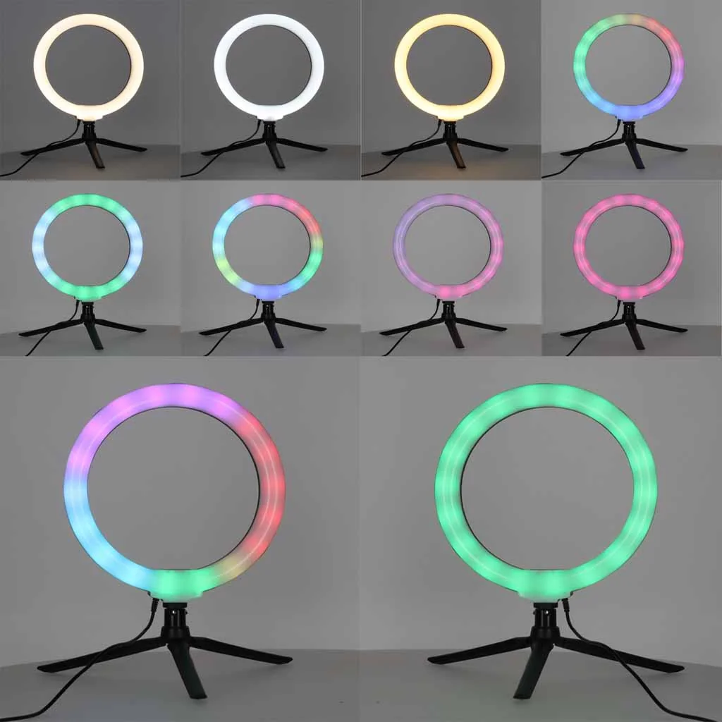 Livefy Selfie Ring Light kruhové LED svetlo, čierne