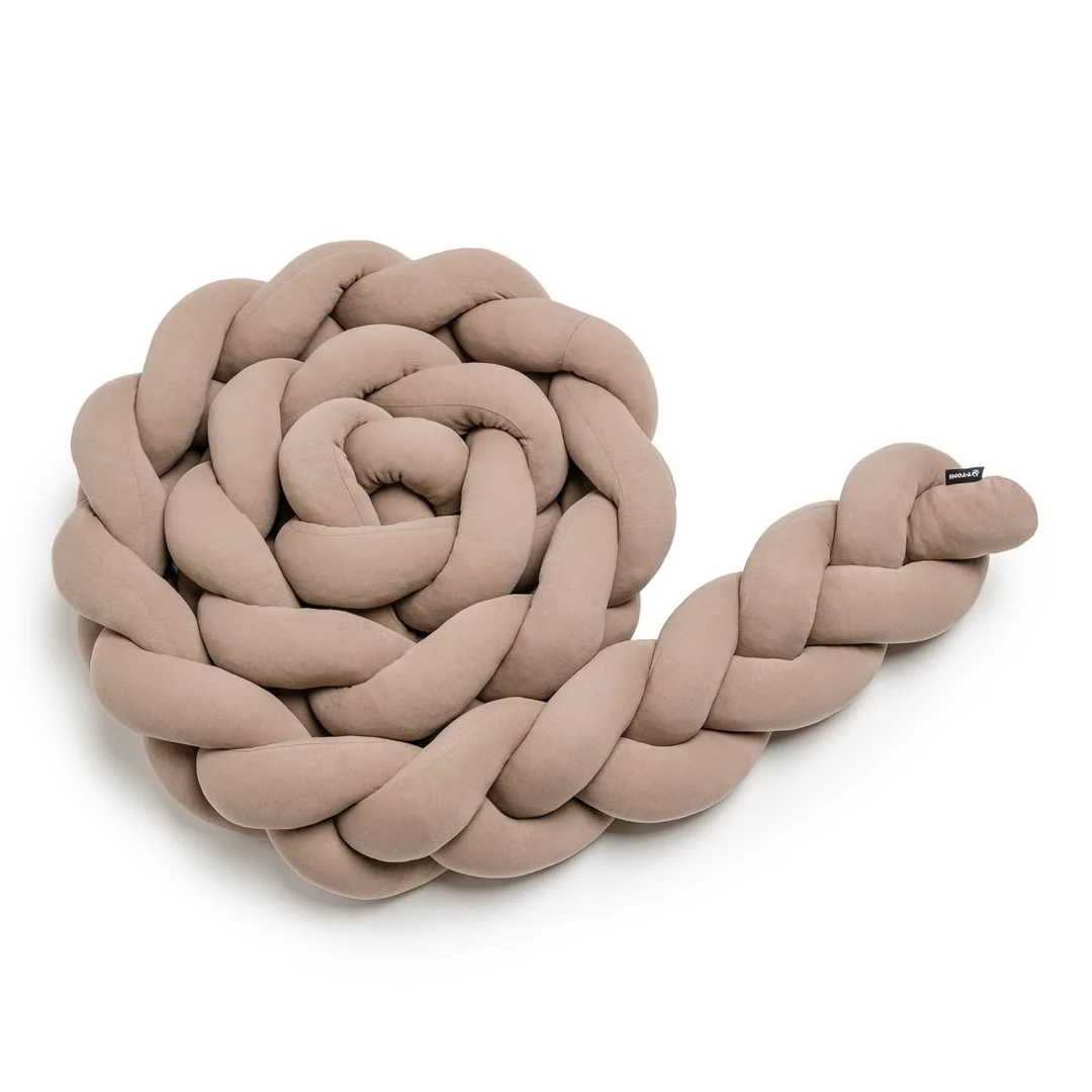 T-TOMI Pletená mantilla 360 cm Mocca