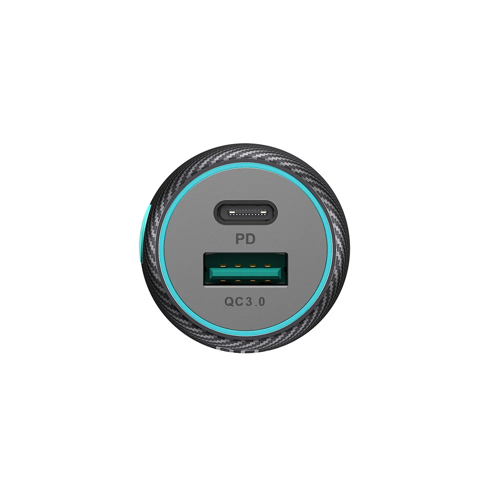 Joyroom JR-CCN01 autonabíjačka USB / USB-C 60W, čierna