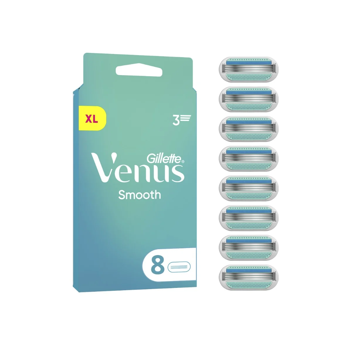 Gillette Venus Smooth holiace hlavice 8 ks 8 ks