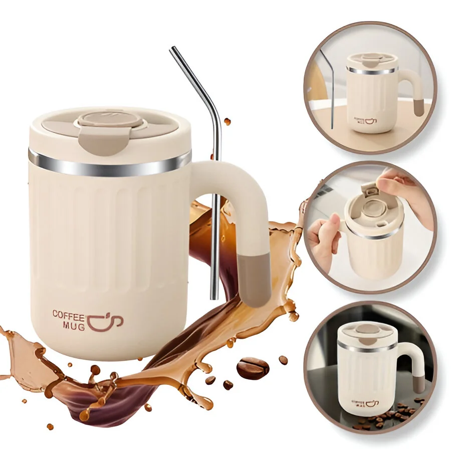 Livefy termohrnček Coffee 480ml, béžový