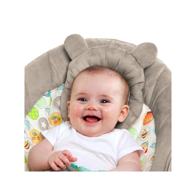 Lehátko vibrujúce s melódiou Winnie the Pooh Dots & Hunny 0 m+, do 9 kg