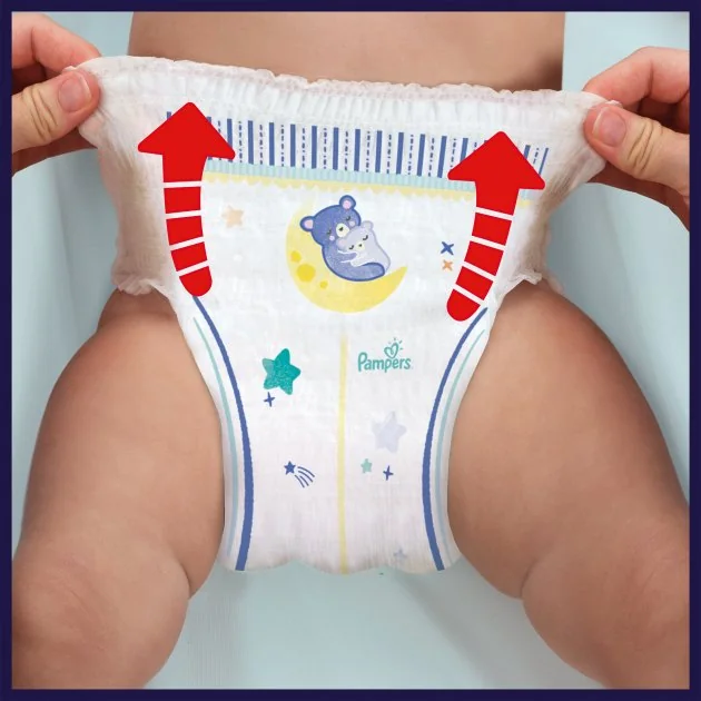 Pampers Night Pants S4 25ks (9-15kg) 1×25 ks, detské plienkové nohavičky