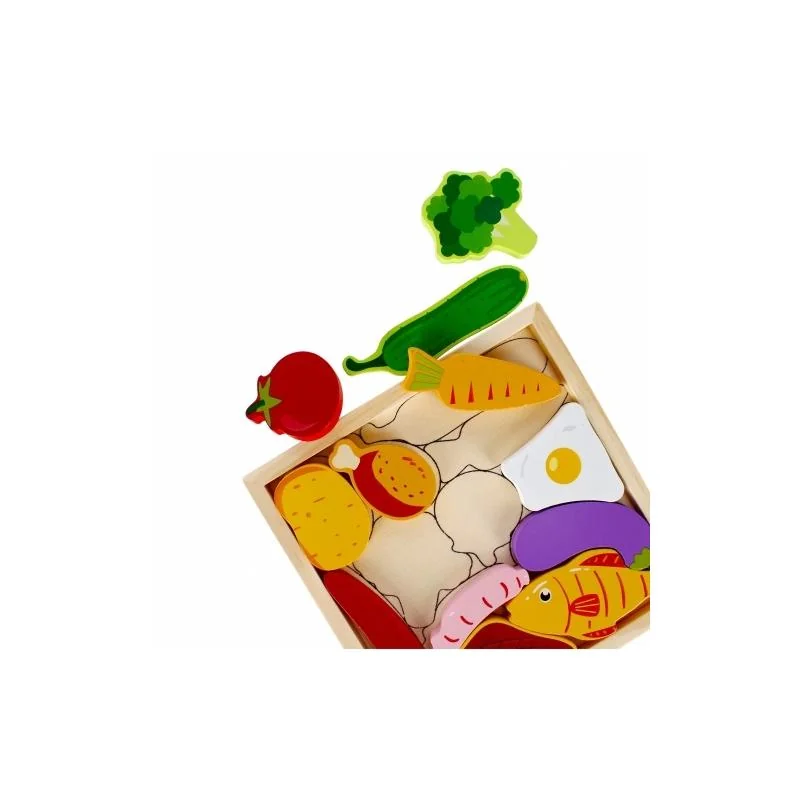 Drevené puzzle Kuchyňa - skladačka , 6EU500642