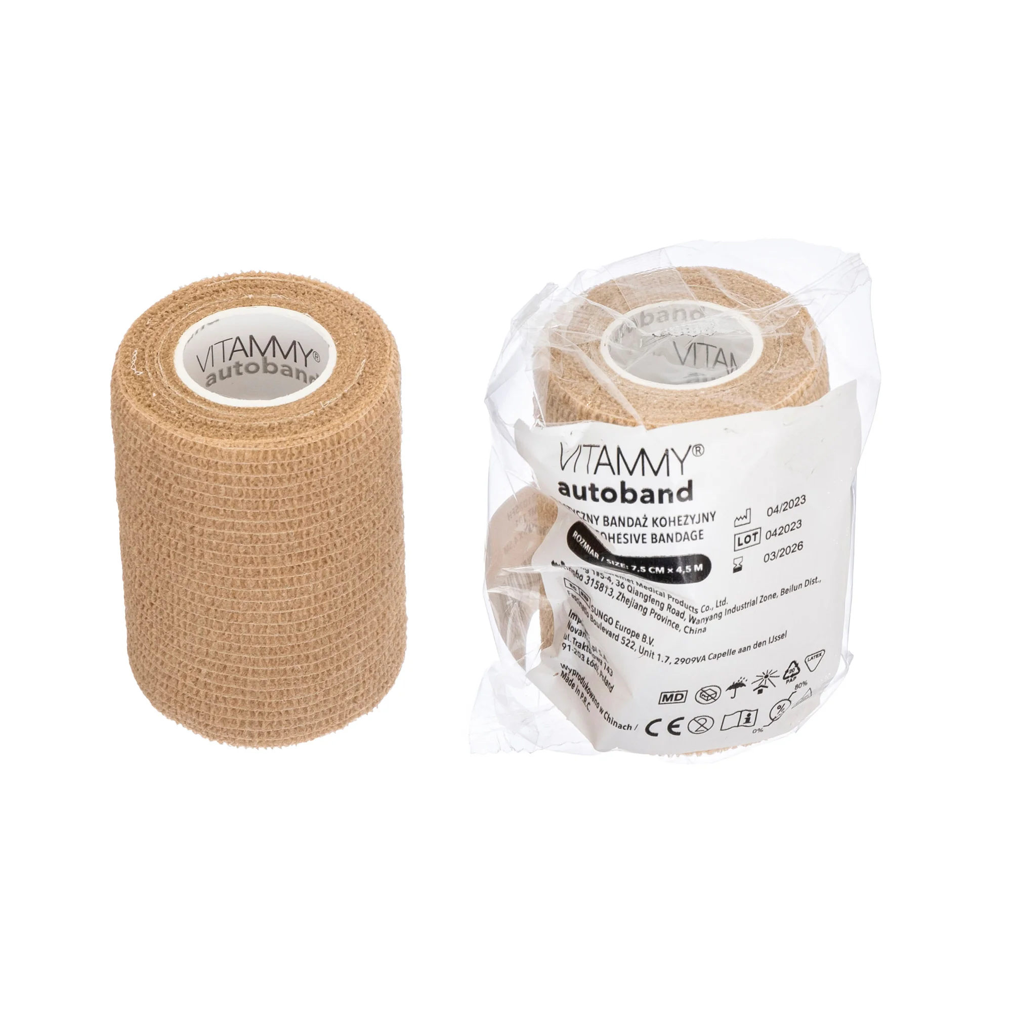 VITAMMY Autoband samolepiaca bandáž béžová 7,5 cm x 450 cm