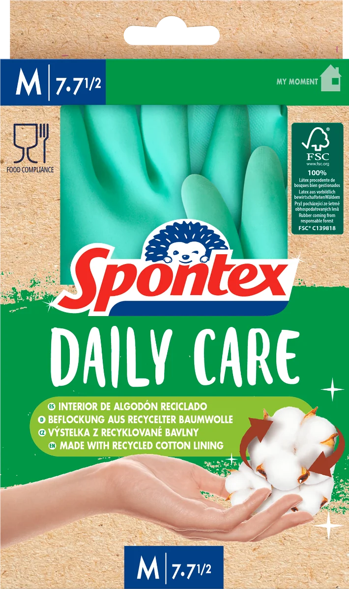 Spontex Daily Care rukavice M 1×1 ks, rukavice, M
