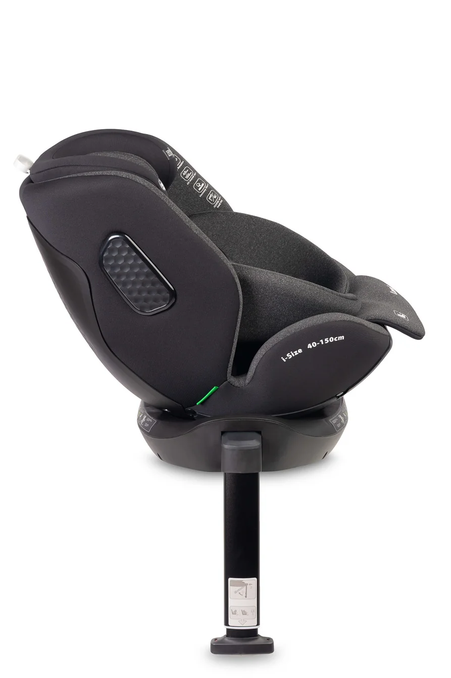 Autosedačka Lumi i-Size 40-150 cm, Isofix, 360 °, rastová, od 0m + do 12 Rokov - tm. šedá