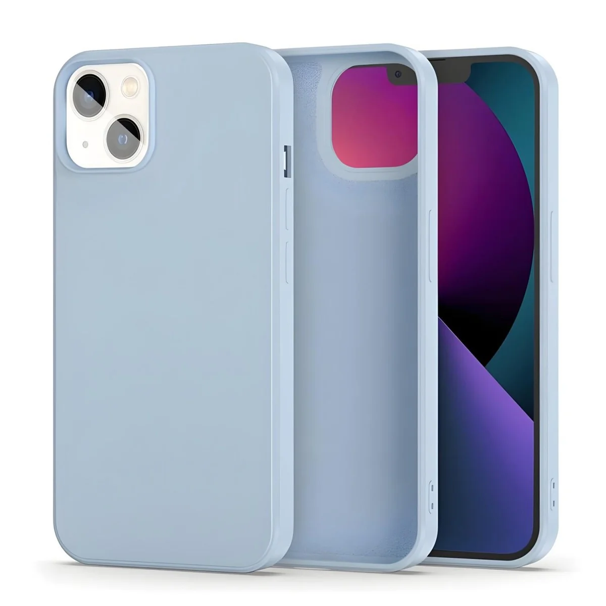 Silikónové puzdro pre Apple iPhone 14 - Čierna 1 x puzdro, tenké a ľah