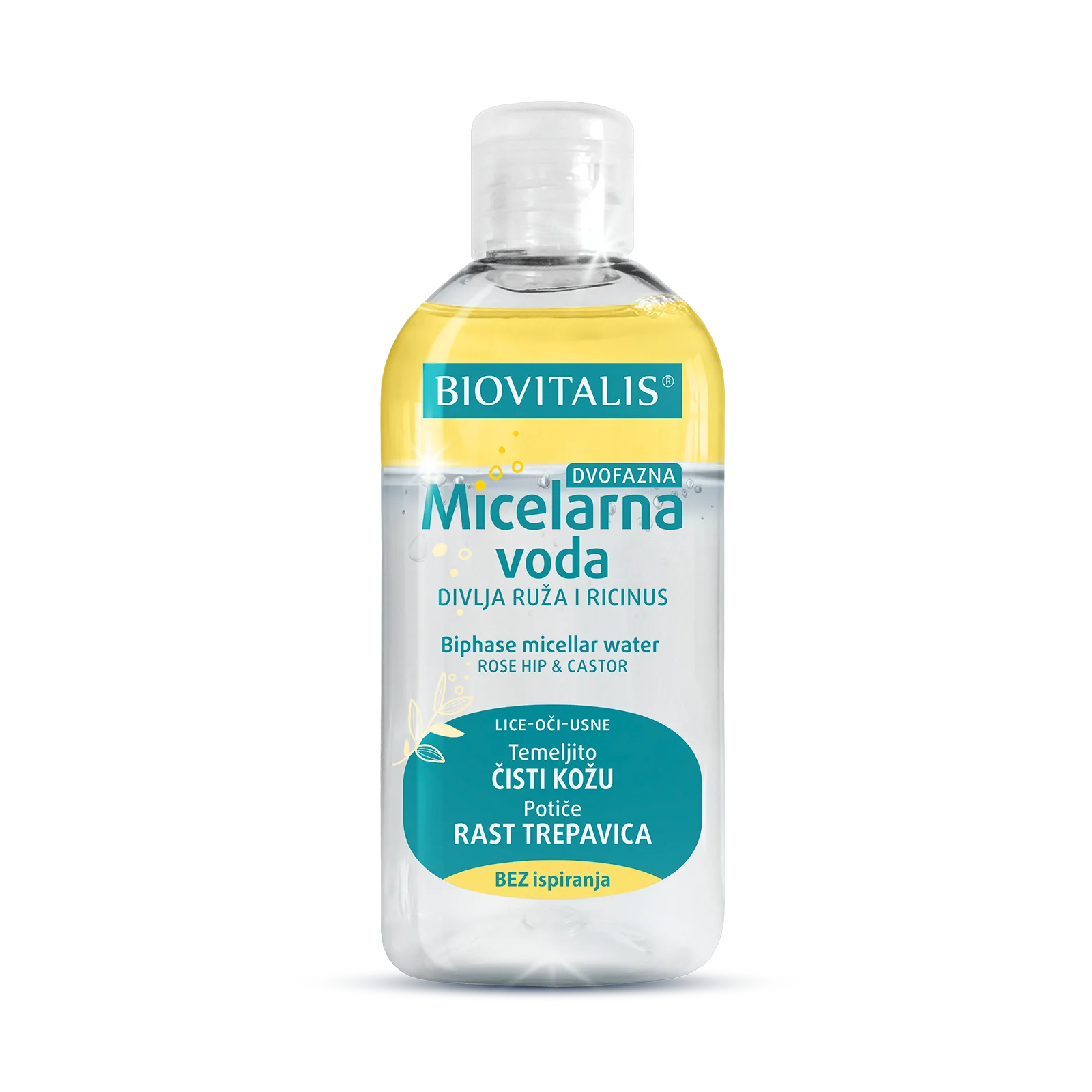 BIOVITALIS® Dvojfázová micelárna voda 1×100 ml, micelárna voda