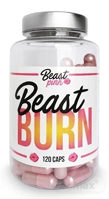 GymBeam BeastPink Beast BURN 1×120 cps, spaľovač tukov