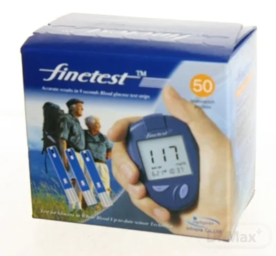 FINETEST-TESTOVACIE PRUZKY 2×25 ks, testovacie prúžky