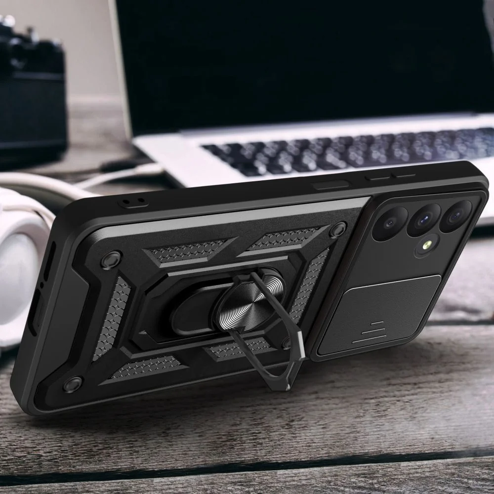 Tech-Protect Camshield Pro kryt na Samsung Galaxy S24 FE, čierny