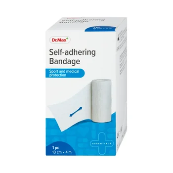 Dr. Max Self-adhering Bandage, 10 cm x 4 m 1×1 ks, ovínadlo elastické samolepiace, 10 cm x 4 m