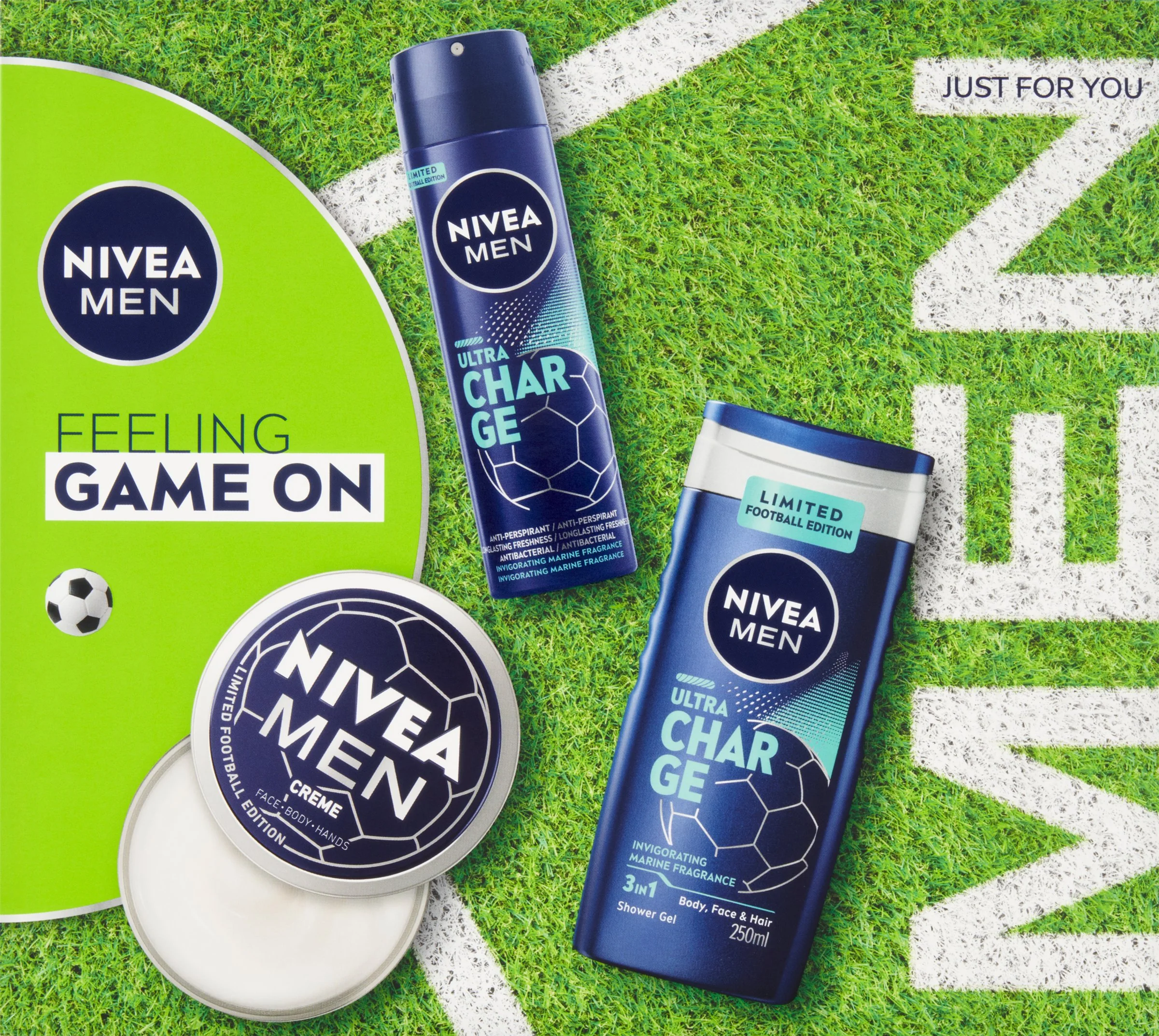 NIVEA MEN BOX FOOTBALL LE 1×1 ks, darčekové balenie